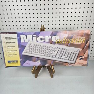 Micro Innovations Advanta Model KE400 Vintage Computer Keyboard Open Box